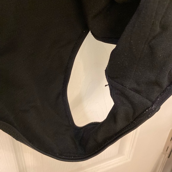 Black Double Palm Tree One Piece Swimsuit size Large - Picture 4 of 7